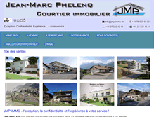 Tablet Screenshot of jmp-immo.ch